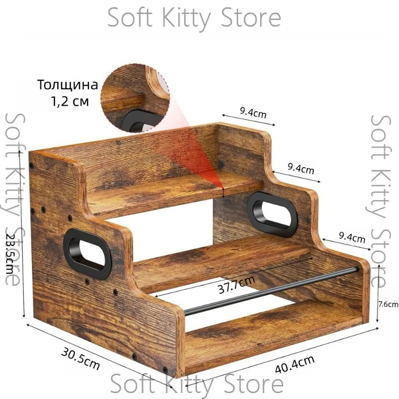 présentoir bouteilles marron rustique multi niveaux rangement bois vieilli cuisine