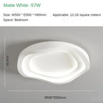 lampe moderne blanche minimaliste acrylique fer métal fixation invisible led chambre