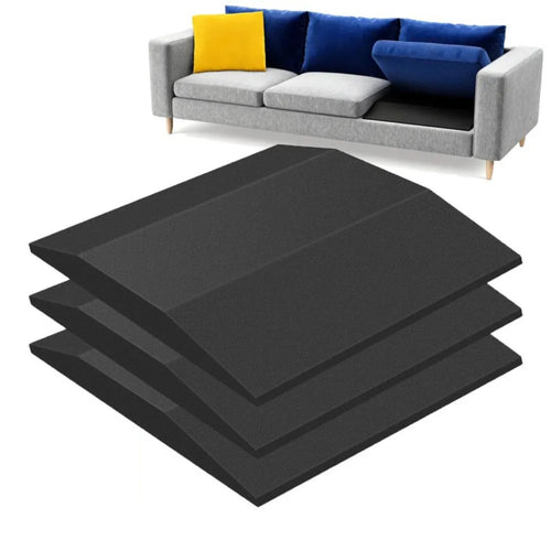 coussin remplacement canapé noir mousse pu antidérapant moderne adhésif haute résilience durable sofa support