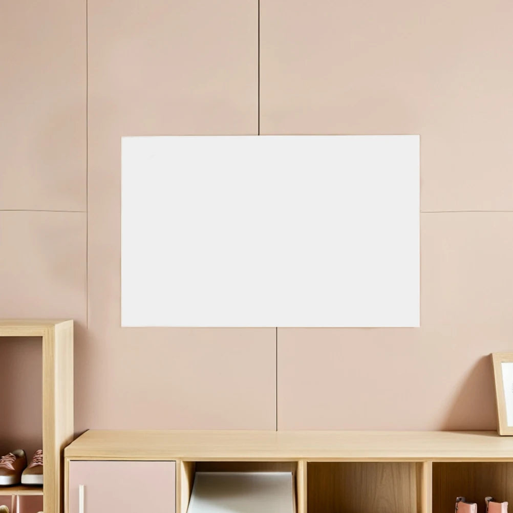 tableau blanc auto adhésif mural portable effaçable moderne papier peint uni fixations