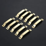 clips cadre photo classique blanc marron clair metal vis 25 pieces fixations bois