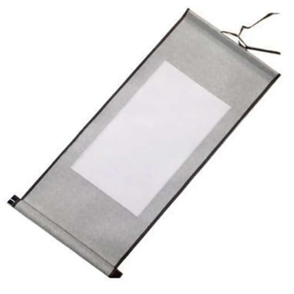 rouleau papier peint imprimé floral ruban fixé traditionnel décoration maison blanc vert suspendu