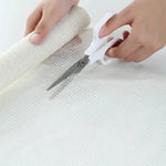 tissu pvc blanc maille fine adhésif moderne rafraîchissant antidérapant couche lit coussin gris scie
