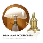 socle lampe doré classique finement gravé vintage lampe suspendue vis lumière E27