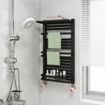 radiateur sèche serviettes acier moderne mural noir blanc durable minimaliste