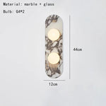 lampe murale marbre blanc noir moderne adhésif led 4000k 3000k 5000k chambre cuisine