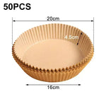 papier cuisine antiadhésif tapis friteuse air moderne rectangle rond 100pcs 150pcs 200pcs respectueux environnement