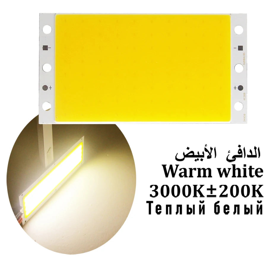 panneau led rouge blanc jaune 94x50mm modernes 16w 1600lm 12v