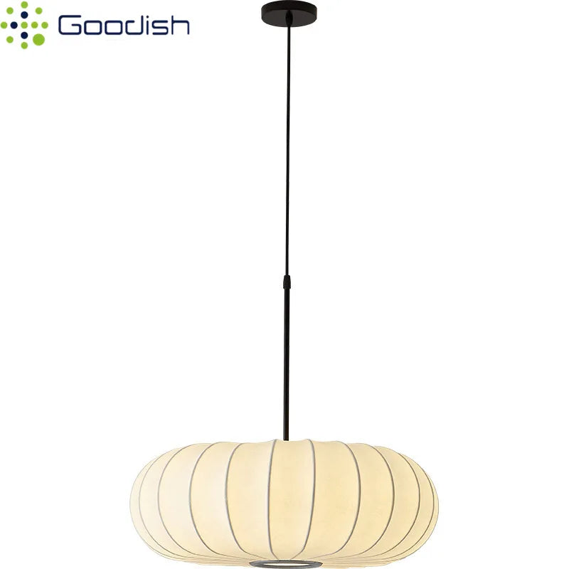 lampe suspendue moderne blanche rayures horizontales salon restaurant led 40cm 50cm