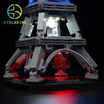 réduit tour eiffel briques lumineuses led gris bleu rouge blanc architecture construction