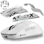 souris jeu cuir antidérapant graphique blanc moderne adhésif feuillets antidérapants cable usb bluetooth