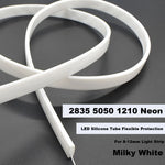 tube flexible protection ruban led blanc translucide moderne 12mm(ws2812) sans motif surface lisse