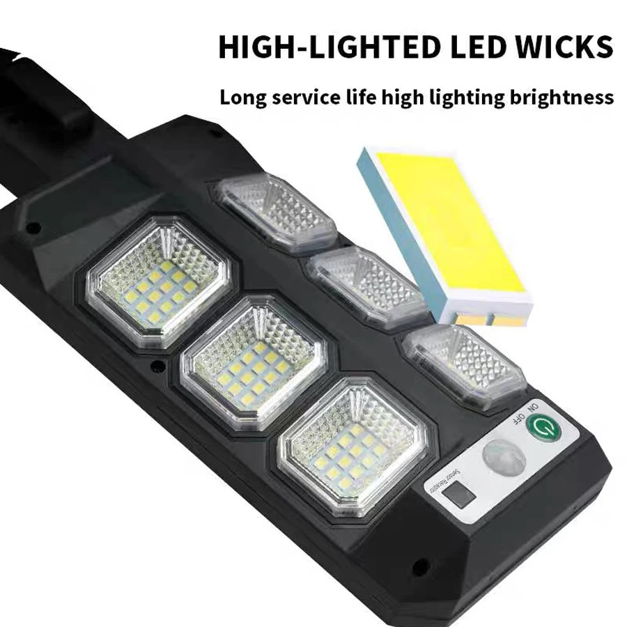 lampe solaire led noir moderne ip65 étanche induction corpo