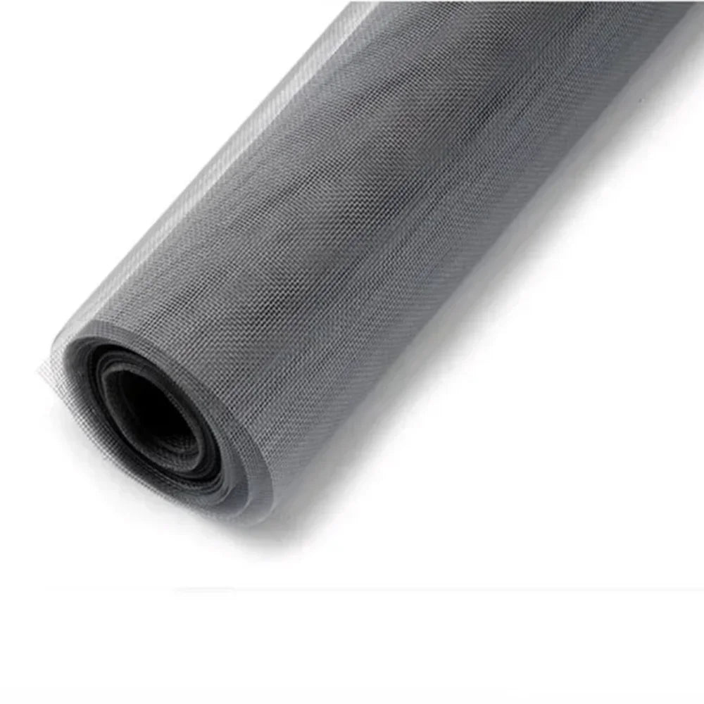 filet fenêtre noir gris blanc maille fine moderne 1m 2m 3mètres PVC étanche