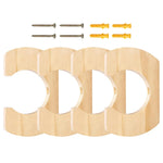 supports muraux bois pagaies réglables murale intérieur décoration naturelle rustic