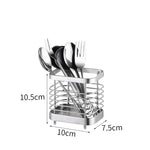 rangement couverts argenté noir fourchettes cuillères couteaux support cuisine barreaux horizontal vertical moderne minimaliste