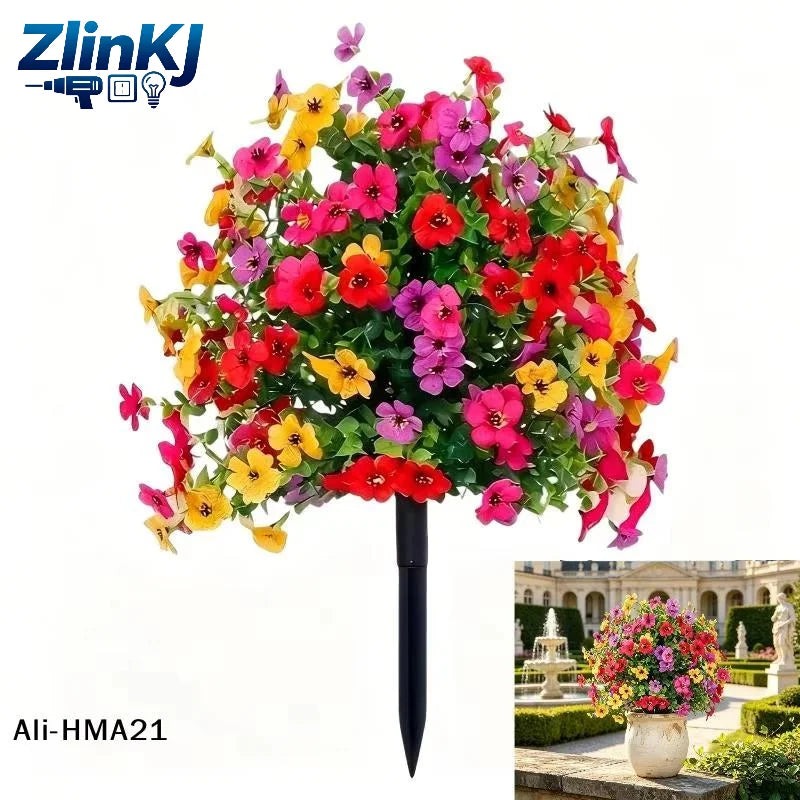 bouquet fleurs artificielles multicolore décoration intérieure tringle noire réaliste pendaison crémaillère événementiaux