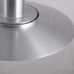 suspension lumineuse pendentif aluminium blanc argenté moderne 6000k 4000k 3000k 90260v e27