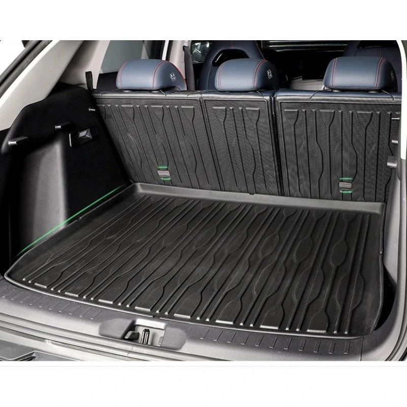 tapis sol voiture noir rayures horizontales moderne BYD ATTO3 tapis avant arrière coffre imperméable