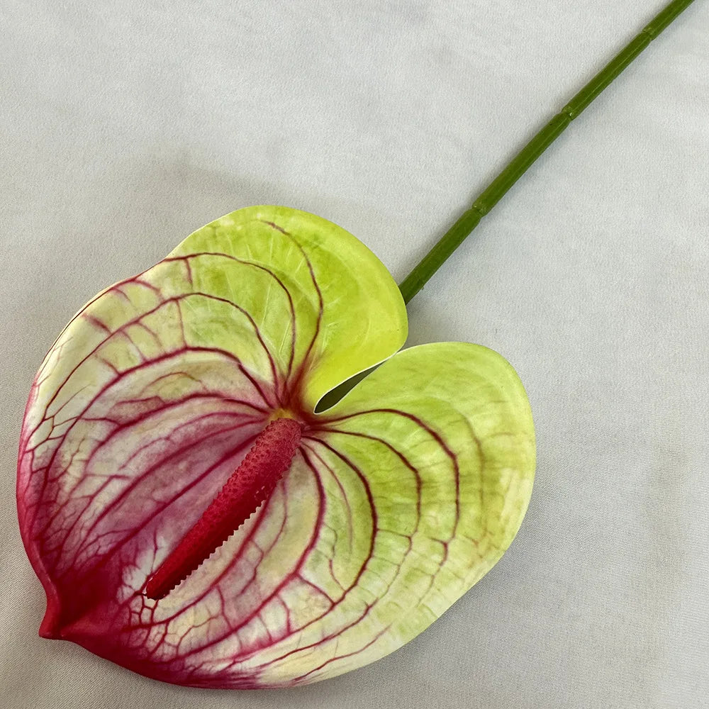 fleurs artificielles anthurium modernes multiple couleurs intérieur décoration mariage événements