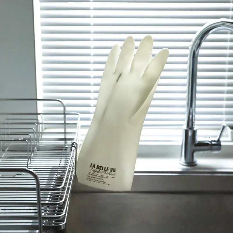 grille séchage acier inoxydable moderne gants cuisine blanc imprimé pinces argent porte gobelets transparent