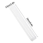 support plante plastique blanc moderne grille mailles régulières insertion sol