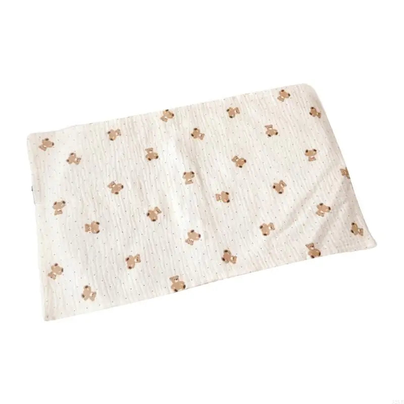 coussin bébé blanc animaux lapins chevaux doux confortable étanche polyester coton