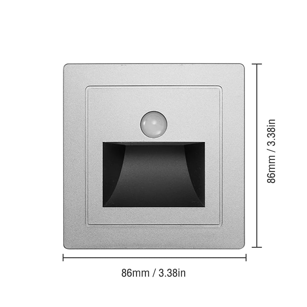 Applique murale encastrée LED blanc chaud 3000K