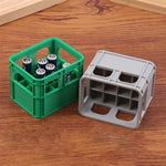 boîtes rangement batteries modernes compartiments grillagés pratique rouge vert gris noir