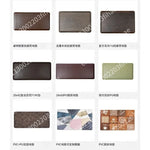 tapis sol marron foncé moderne anti fatigue imperméable uni salon chambre bain