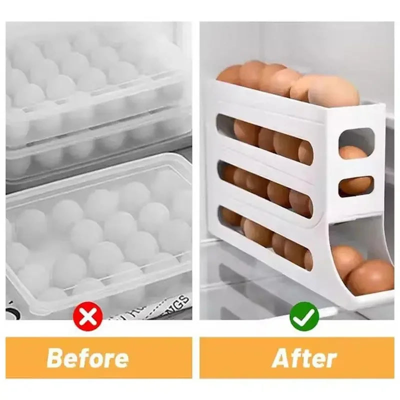 support œufs blanc compartiments moderne rangement cuisine réutilisable matériaux abs pratique adultes