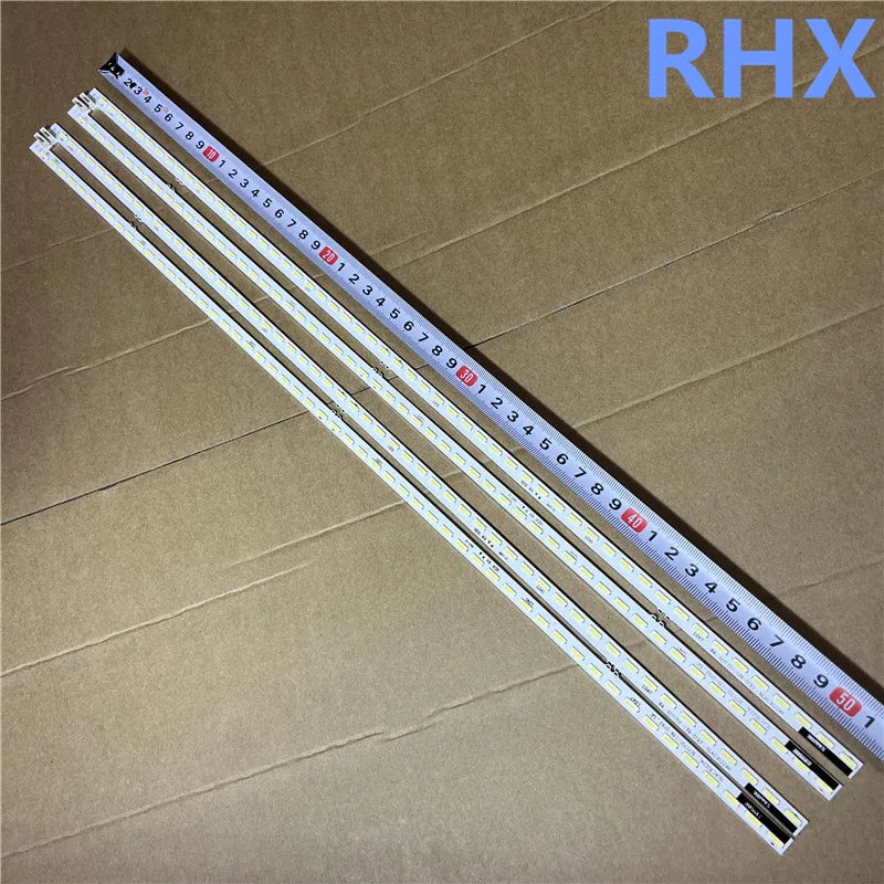 ruban led blanc 54 led 52cm moderne clips fixation 6v