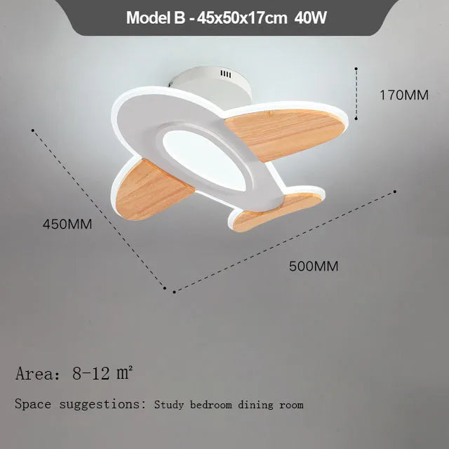lampe moderne blanche bois contemporain métal éclairage chambre enfant fixations invisible