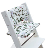coussin imperméable coton polyester chaise enfant blanc noir moderne plateau repose pieds