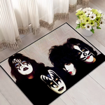 tapis moderne oriental résistant antibactéries antidérapant noir blanc rouge gris