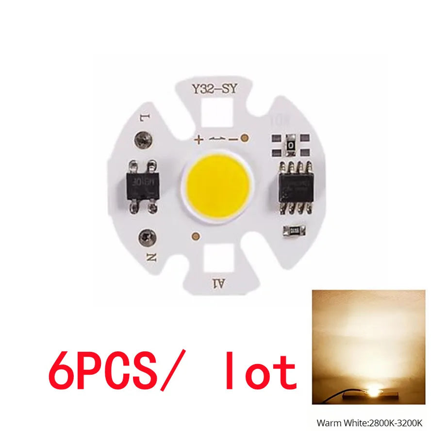 plaque led 12w blanc circuits imprimés composants électroniques 220v 31mm 31mm aluminium