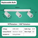 spots led plafonniers gu10 remplaçables ampoules modernes éclairage intérieur chambre cuisine