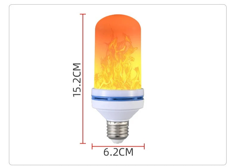 ampoule led e27 flamme artificielle multicolore effet dynamique moderne
