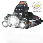 lampe frontale led rechargeable étanche haute luminosité camping chasse activités nocturnes