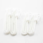 anneaux rideau blancs clips fixation 7cm 8.5cm accessoires rideau visibles modernes fonctionnels