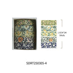 rubans adhésifs décoratifs vintage multicolores floral abstraits géométriques scrapbooking bricolage planificateur journal