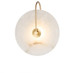 lampe murale moderne blanc veines dorées minimaliste cuisine chambre entrée salle manger