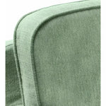 fauteuil bleu vert toile corduroy moderne housse polyester machine pieds accueil printemps été