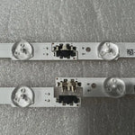 bandes led rétro éclairage téléviseur argenté moderne connecteurs boutons