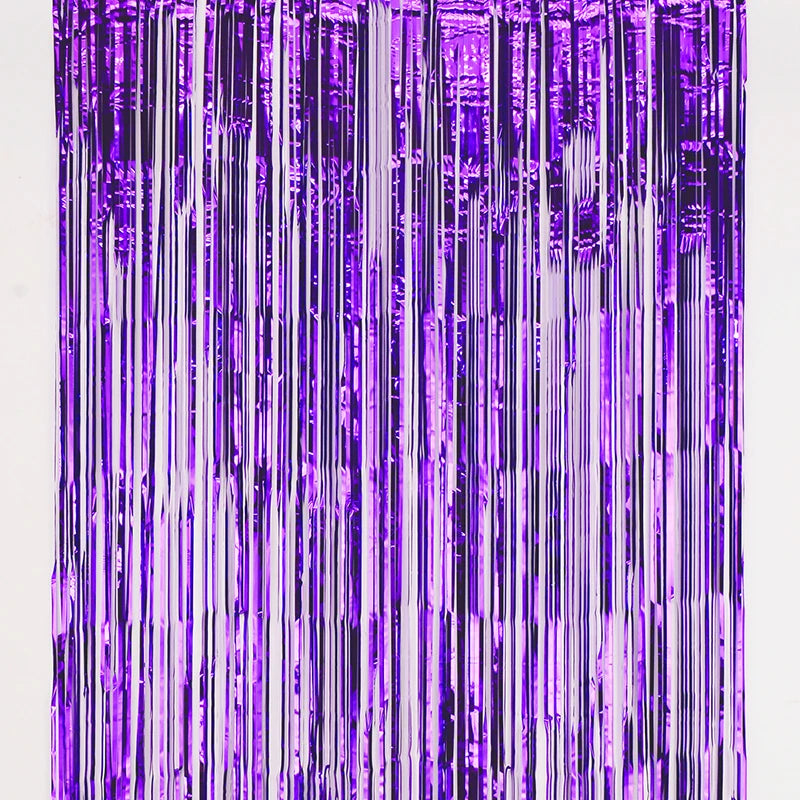 rideau décoration événement festif franges métalliques brillantes couleurs vives photobooth événementiel festive