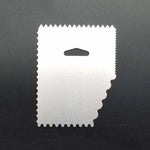 spatules pâtisserie métal blanc dentelé minimaliste ustensiles cuisine gâteau fondant glacage respectueux environnement