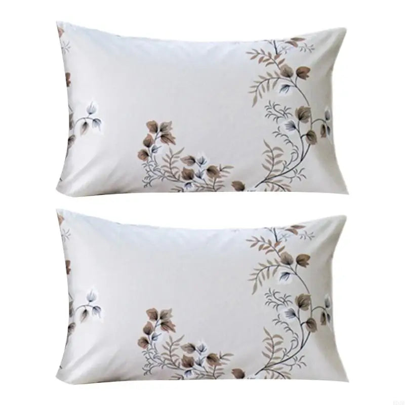 parure lit drap housse taies d'oreiller motif fleurs moderne élégant