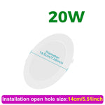 spots led downlight blanc moderne encastrables 220v 5w 10w 15w 20w 25w led haute