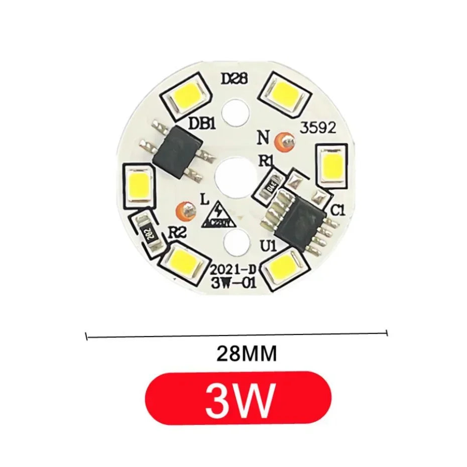 ampoule led 12w 220v blanc matrice smd e27 moderne fixée cable alimentation