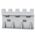 blocs construction mur château médieval brique gris marron jaune opacité enfants